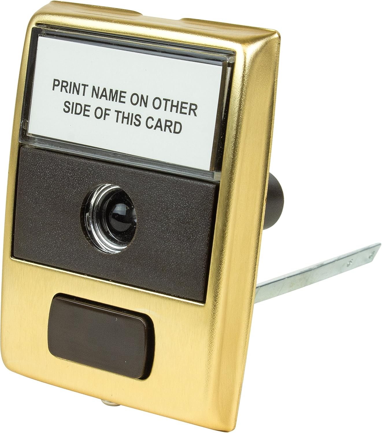 Newhouse Hardware MCHBV Wireless Mechanical Two-Note One Size, White/Brass