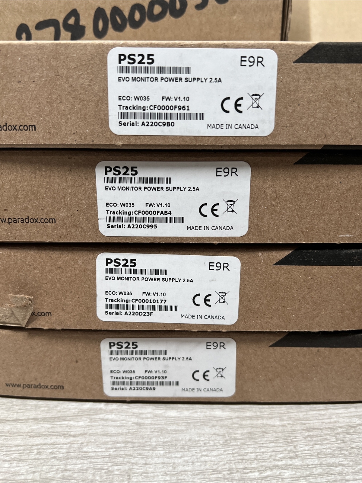 Lot Of Paradox Security Parts (see pictures and details)