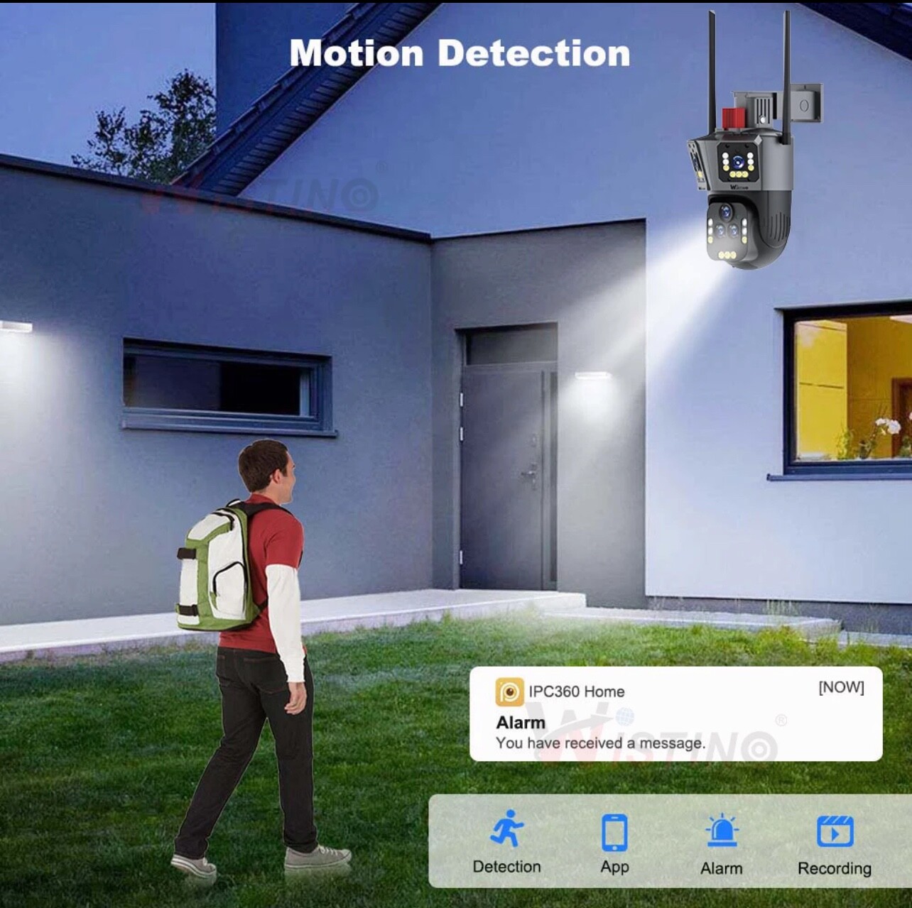 10K UHD 20X Zoom inDoor&Outdoor CCTV Home Security Camera System wireless 5Lens