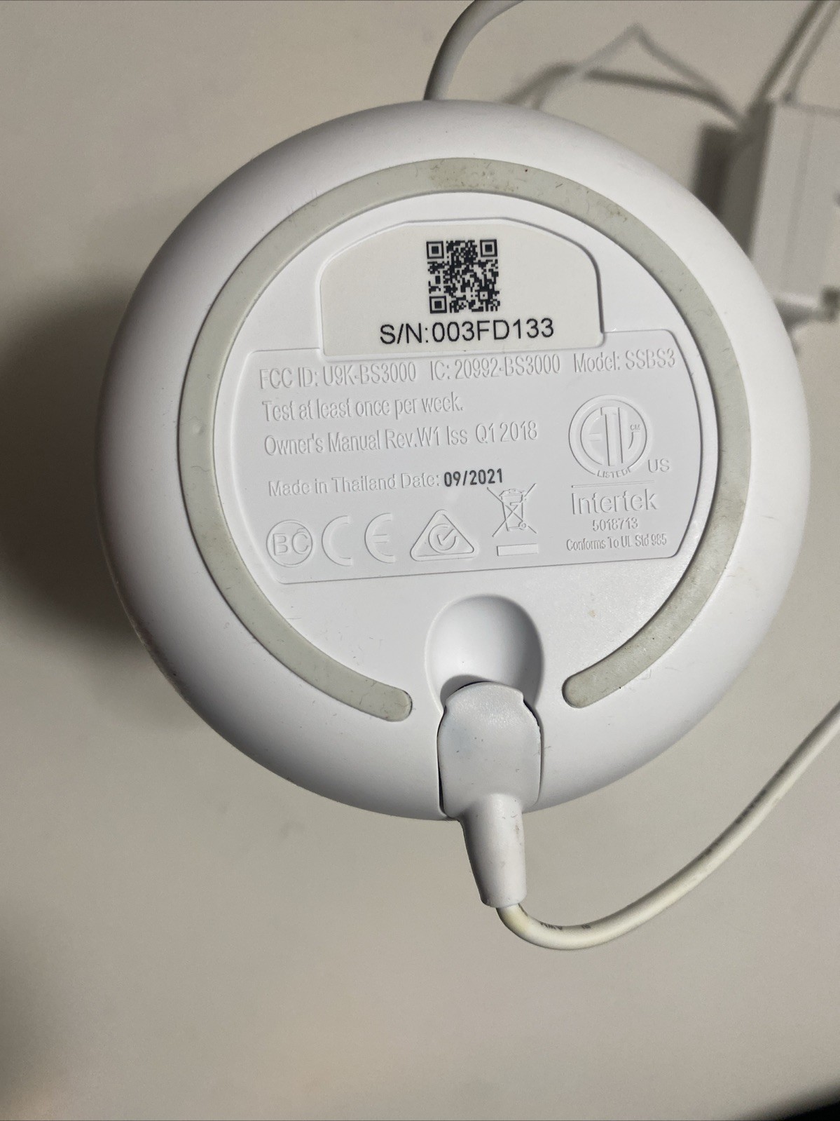 SimpliSafe Base Station SSBS3 Home Security System