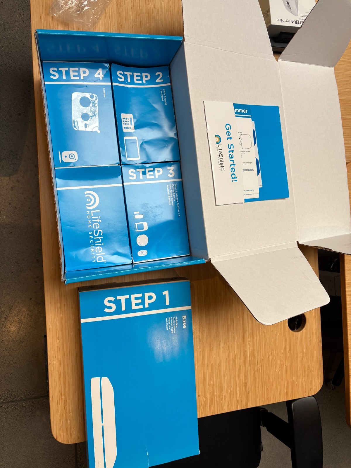 ADT LifeShield Security System with motion sensors and camera