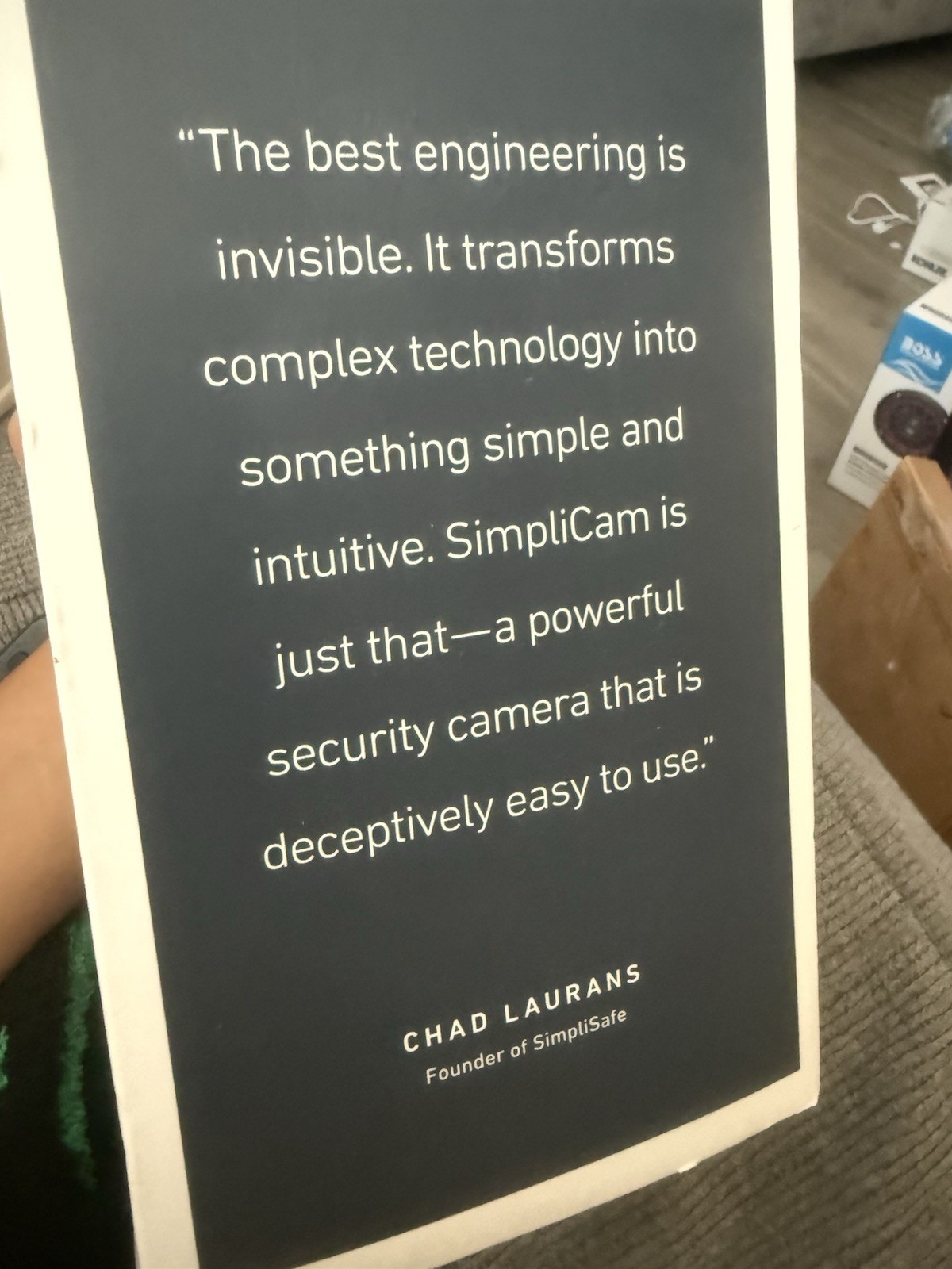 SimpliSafe SimpliCam Indoor Wi-Fi 1080p Security Camera