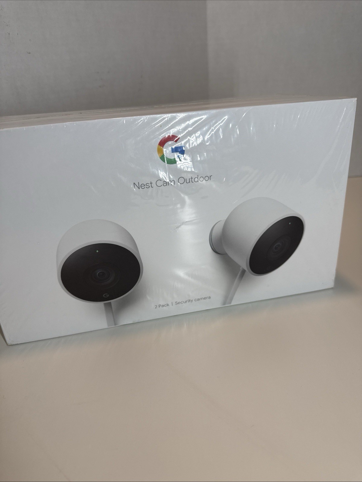 Google Nest Cam Outdoor Smart Security Camera (2-Pack) NC2400ES – Sealed NEW