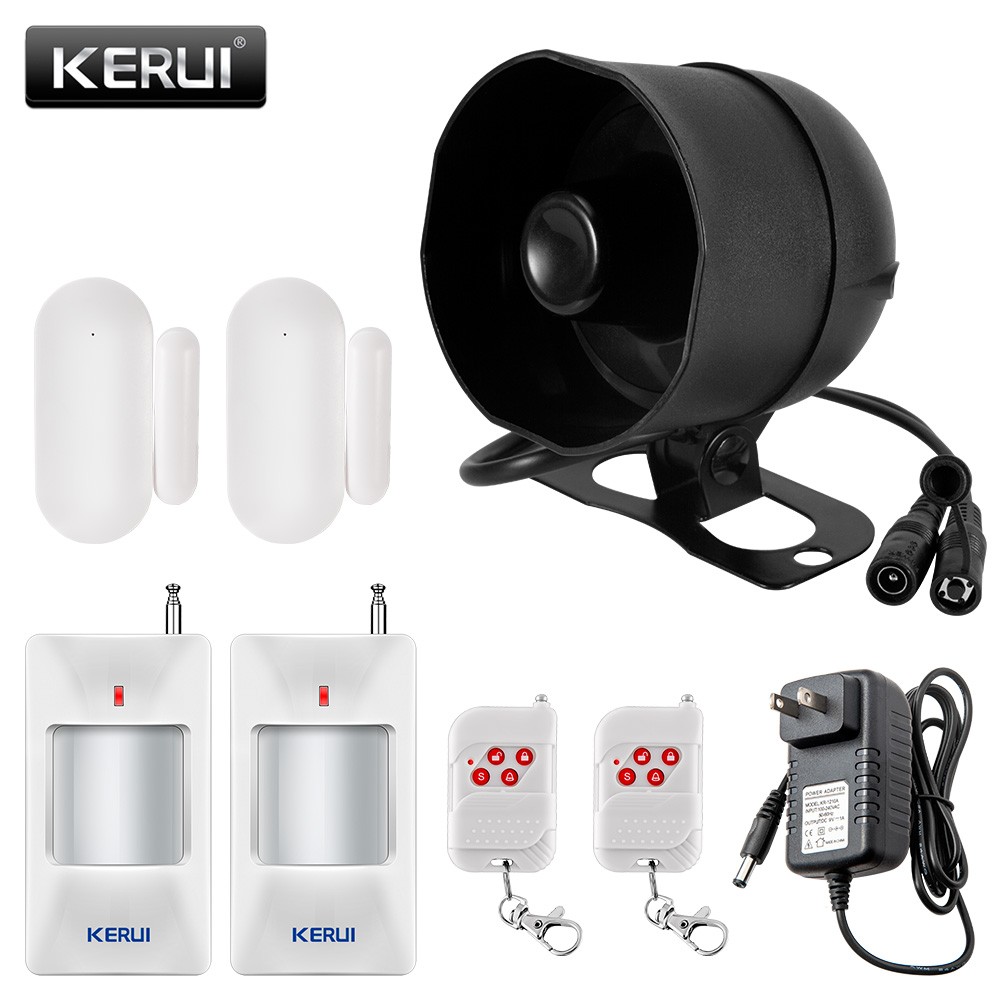 Loudly Speaker Alarm System 120db Siren Tuya WIFI Burglar Home Security Alarm