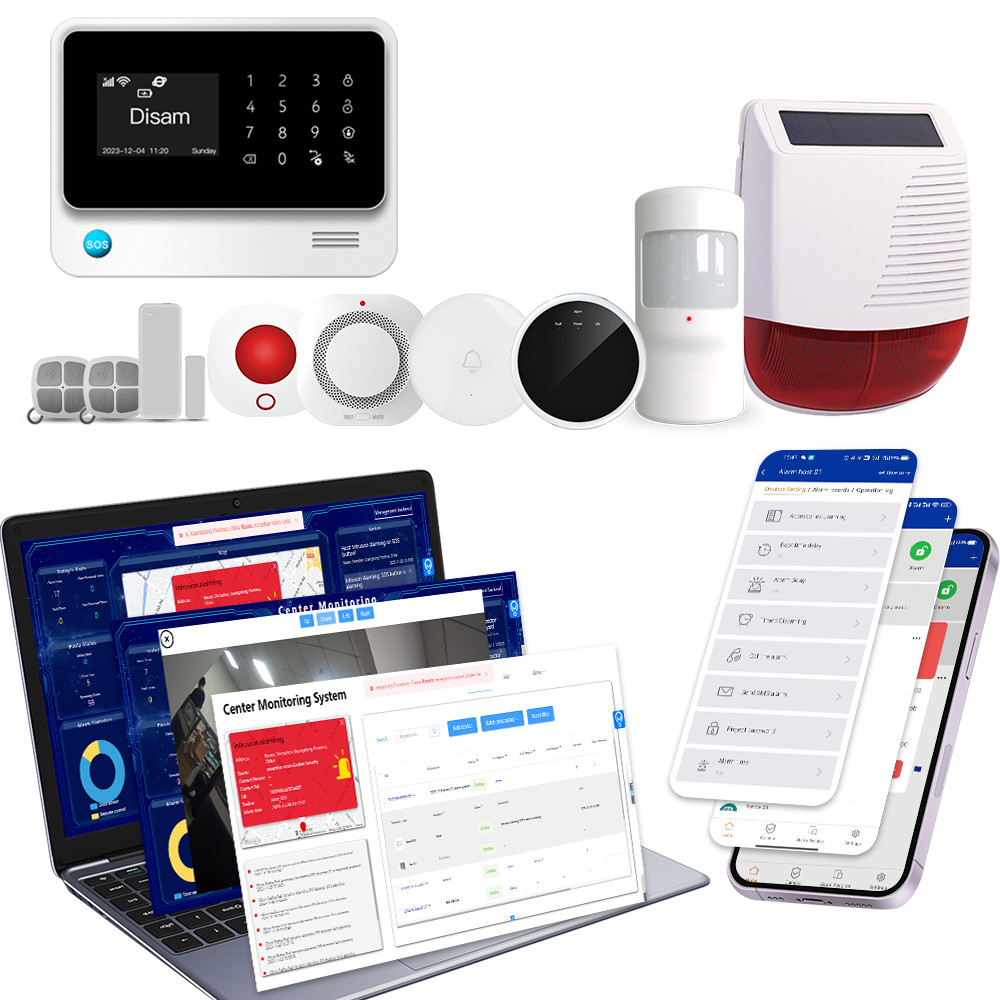 New G90C WiFi GSM SMS Wireless Home Alarm Security System Accessories Lot