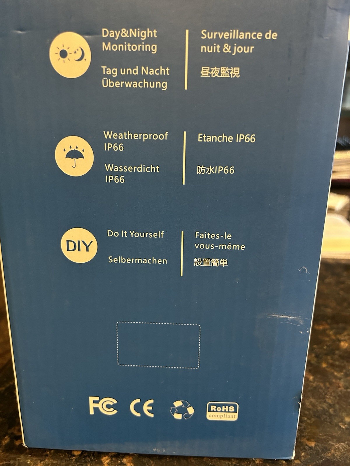 Hd Security Camera System With Four Cameras