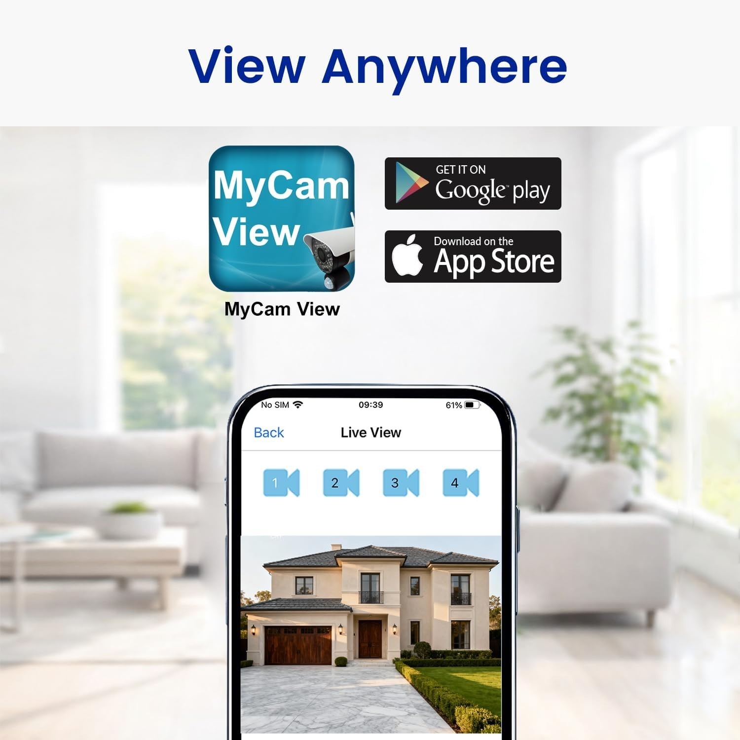 Wireless Security Camera System: 2 x 720p Cams with 7-Inch Touchscreen Monitor