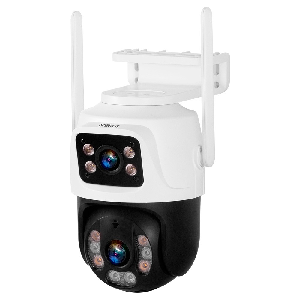 Smart WiFi 6MP Dual Lens Camera Human Detection Alarm Home CCTV Cam iCsee