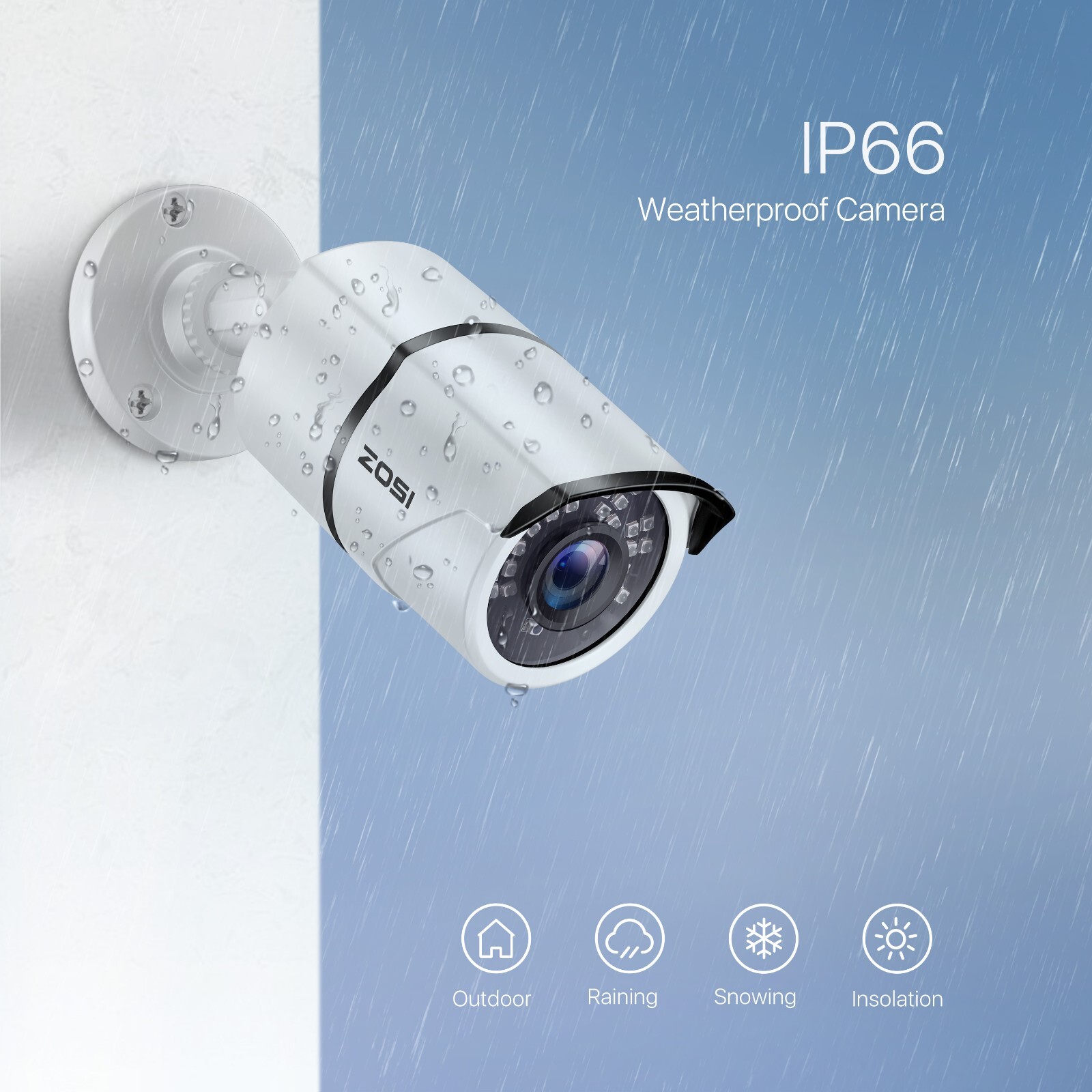 ZOSI 1080p CCTV HD Motion Detection Instant Alert Security Camera Remote Access