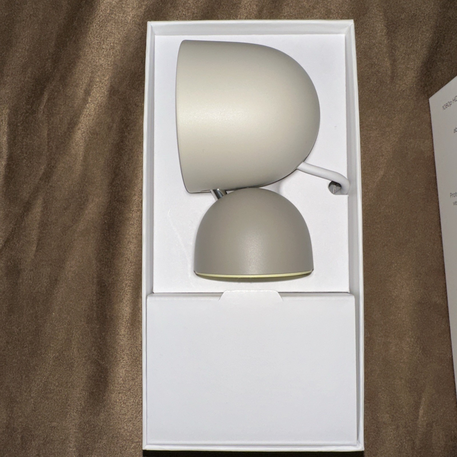 Google Nest Security Cam Indoor Wired 2nd Gen – Linen – GA03179-US- New