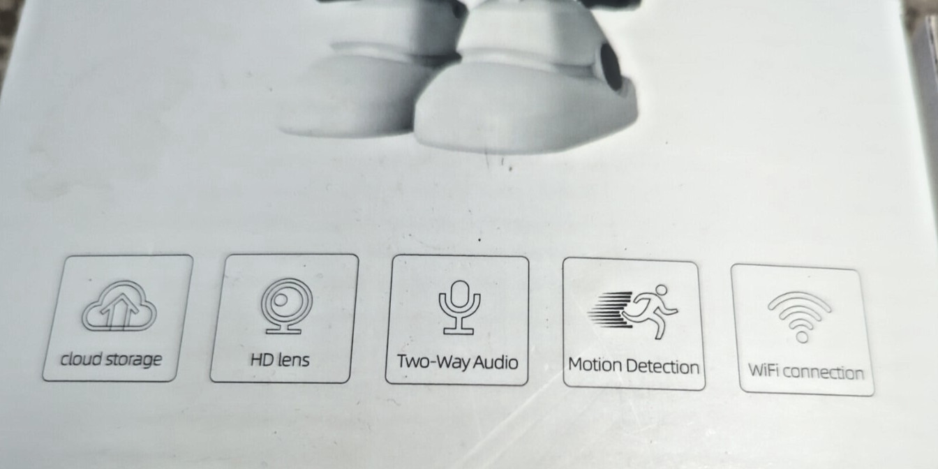 5G/2.4Ghz WiFi Robot Camera 3MP Pet/Baby Camera with Phone App Motion Detection