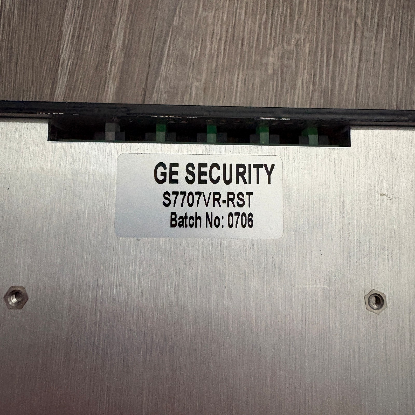 GE Security Interlogix S707VR-RSTL 4 Channel Fiber Optic Video Receiver