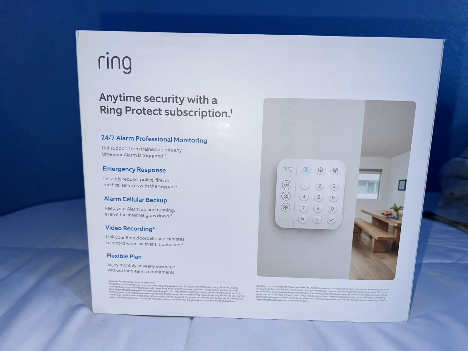 Ring Alarm Wireless Security Kit Home System – 14 Piece