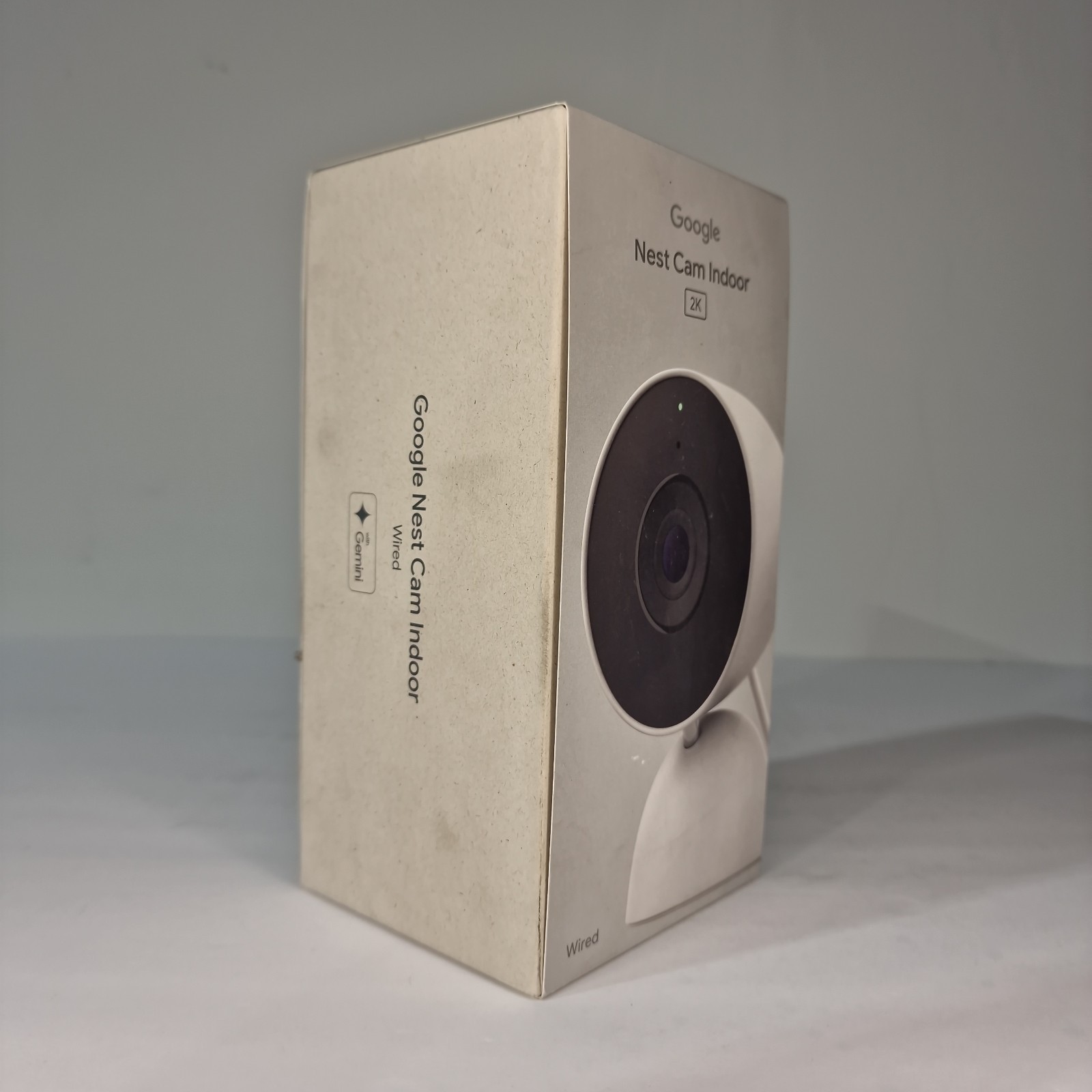 Google Nest Cam Indoor (Wired, 3rd Gen) – 2K smart security camera with AI