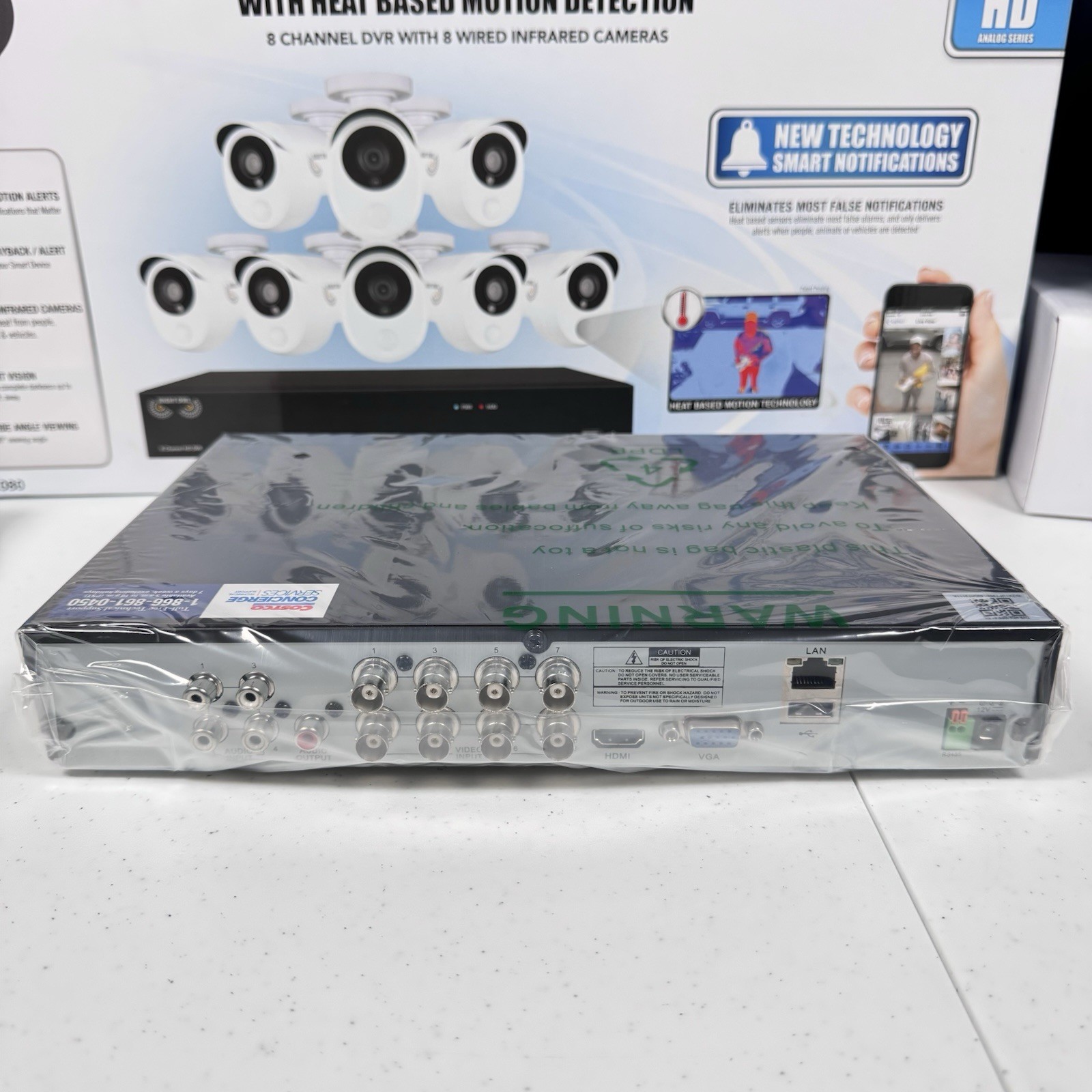 NEW! Night Owl C-881-PIR1080 8-channel/1TB 1080p HD video Security System w/DVR