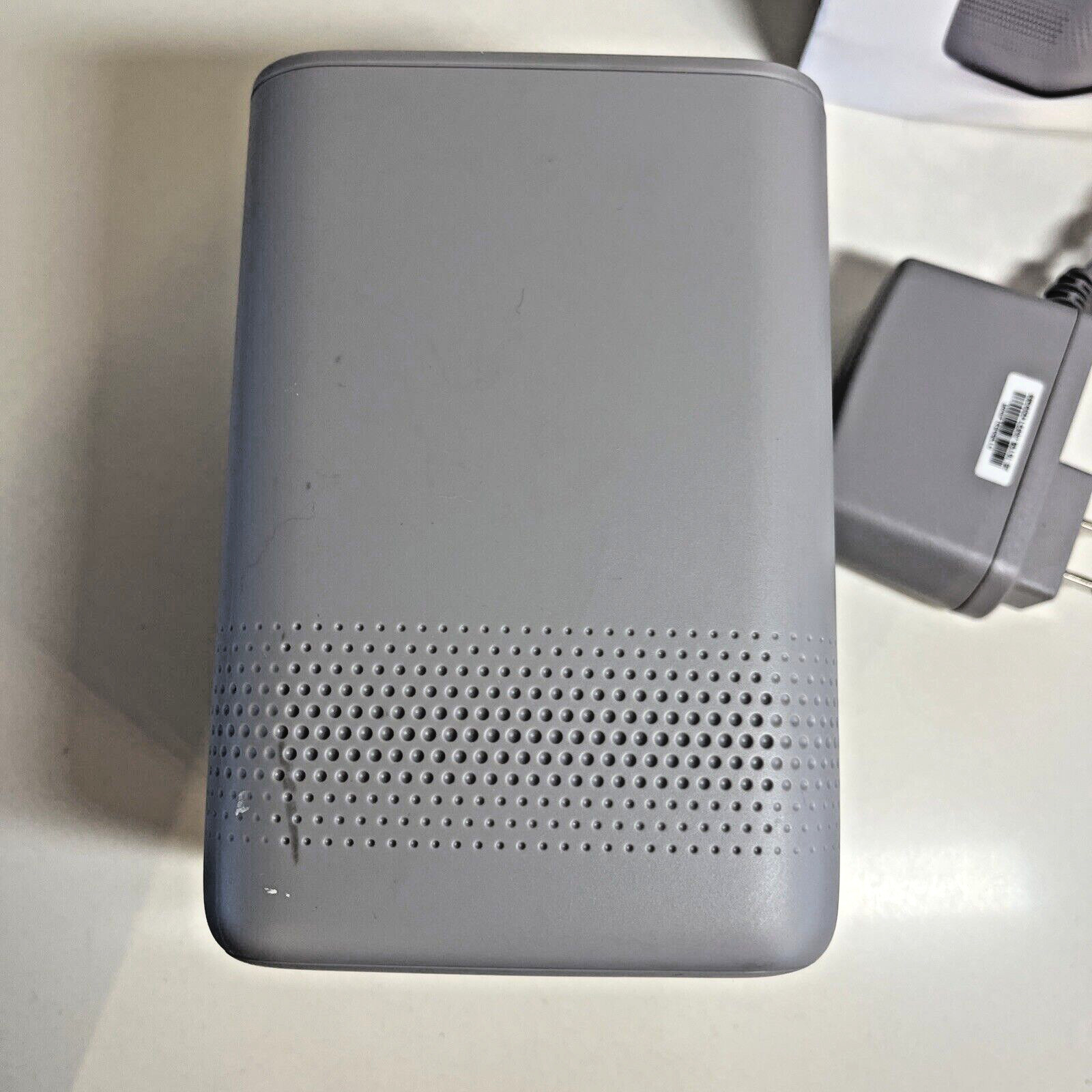 Smart Home Hub Master Base Unit BLUE By ADT Model S40LR0-01 Graphite w/ Cord