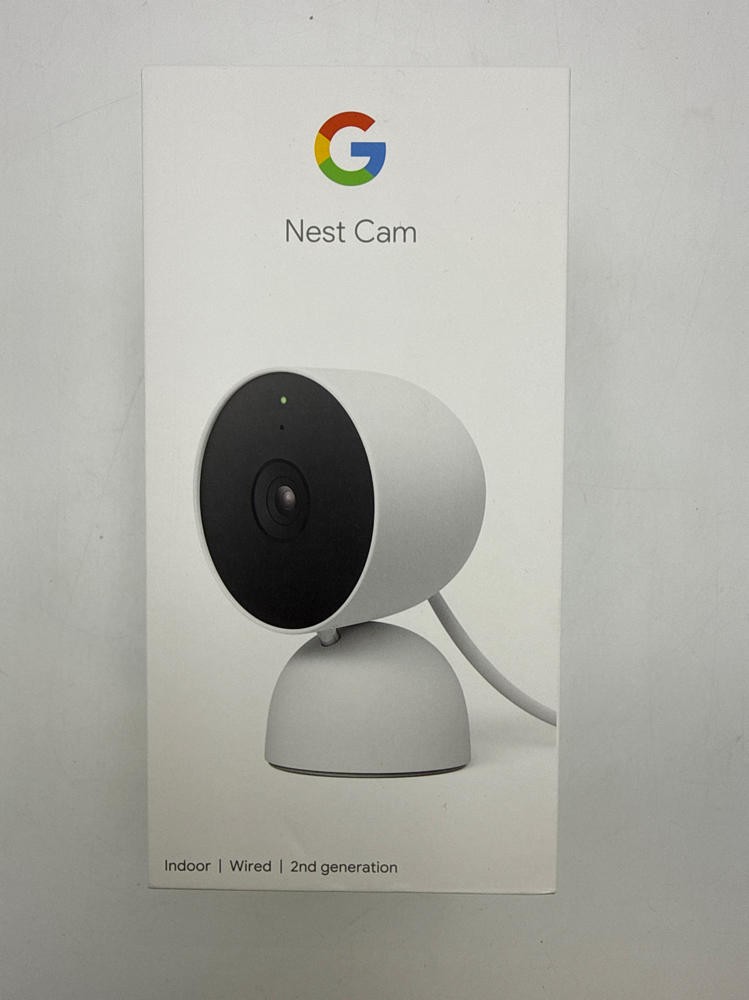 Google indoor Nest Security Cam 1080p (Wired) – 2nd Generation – Snow