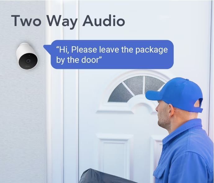Nooie Outdoor Camera Two-Way Com Wifi Security IPC200