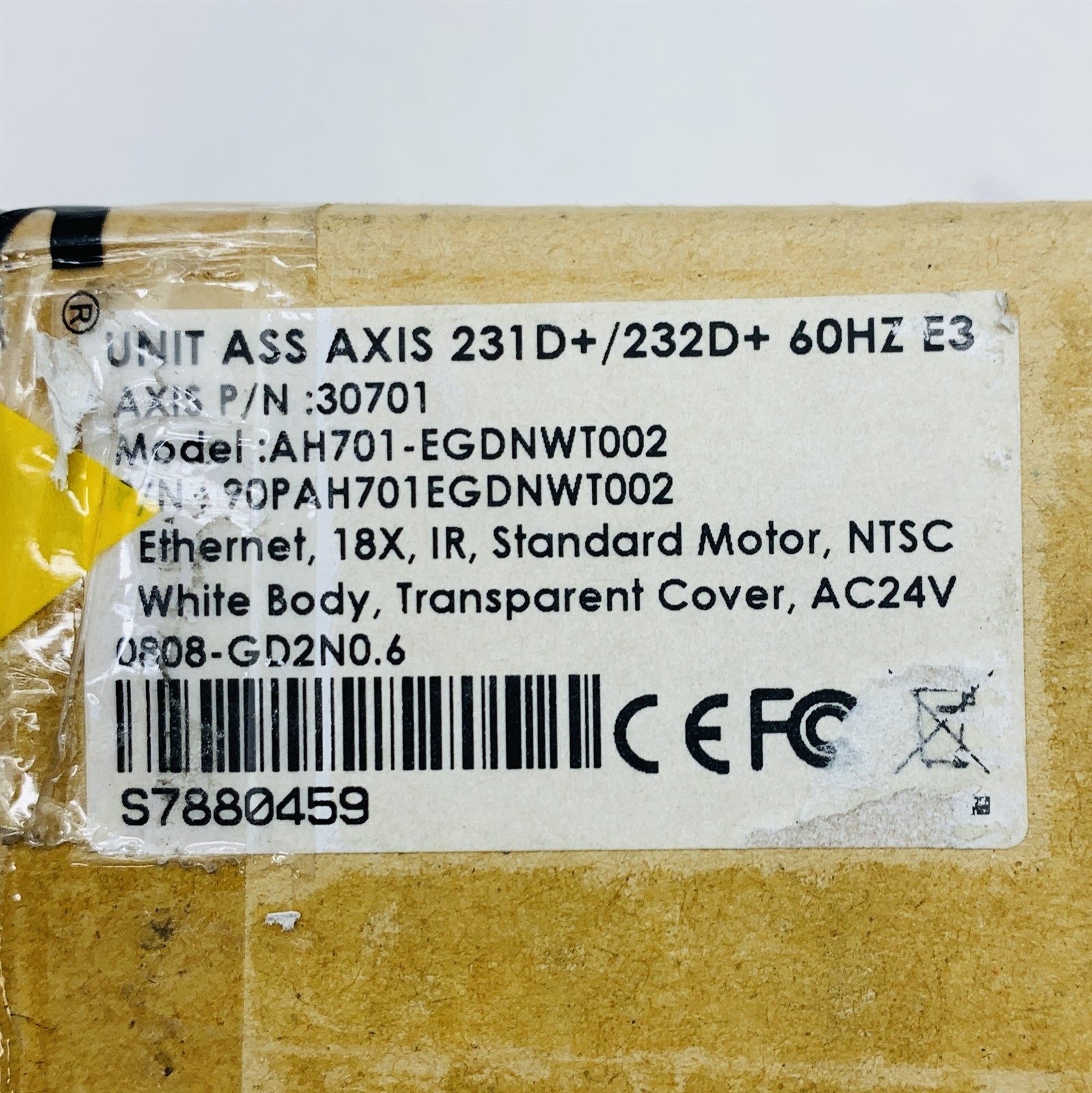 Axis 232D+ Network Outdoor Surveillance Dome Camera 30701 AH701-EGDNWT002 New