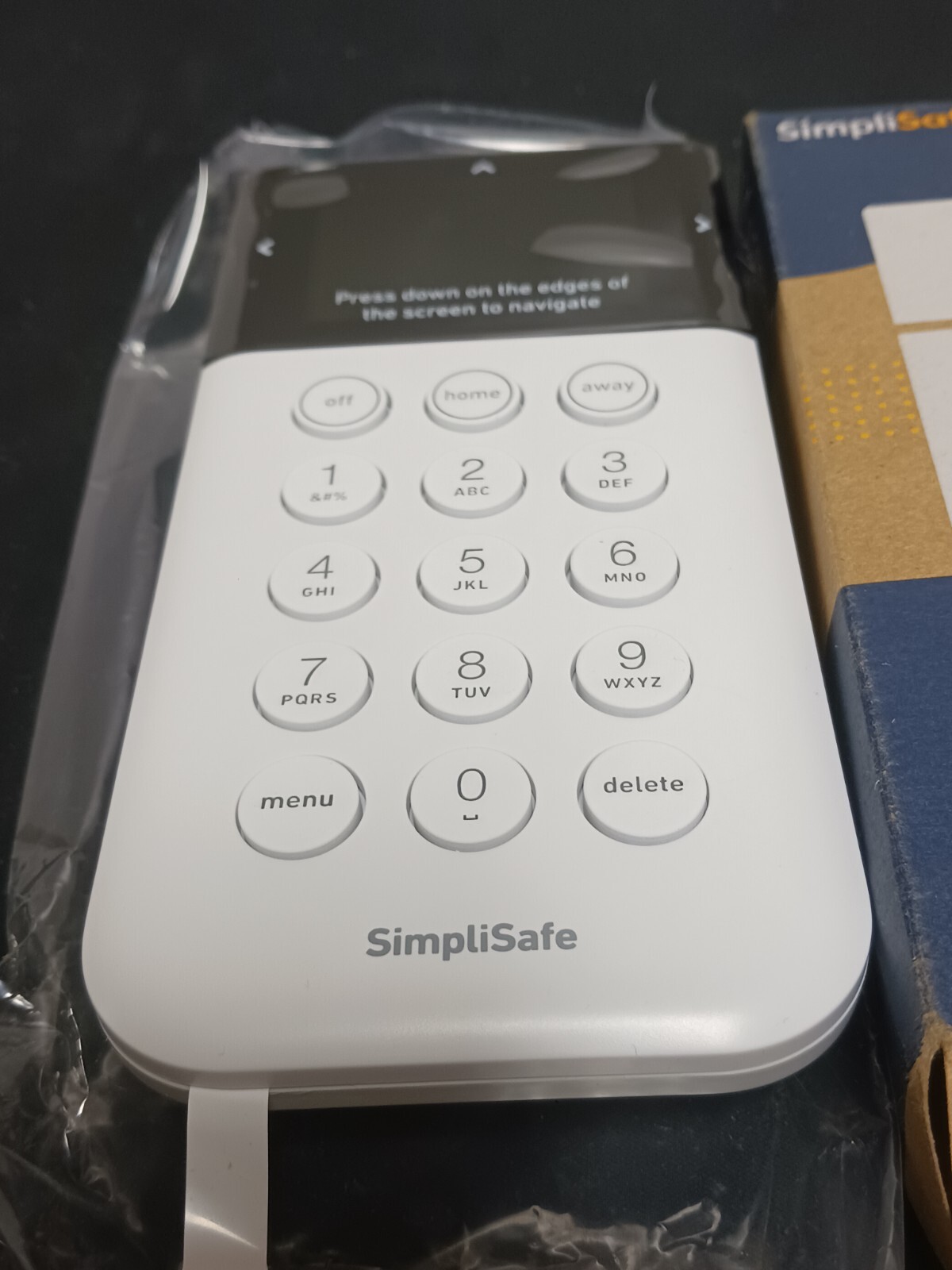 SimpliSafe KP3W Wireless Security Keypad White