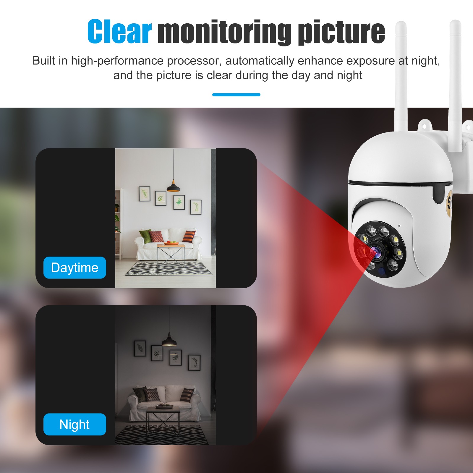 5G 1080P HD WIFI Wireless IP Security Camera Outdoor CCTV PTZ Smart Home IR Cam