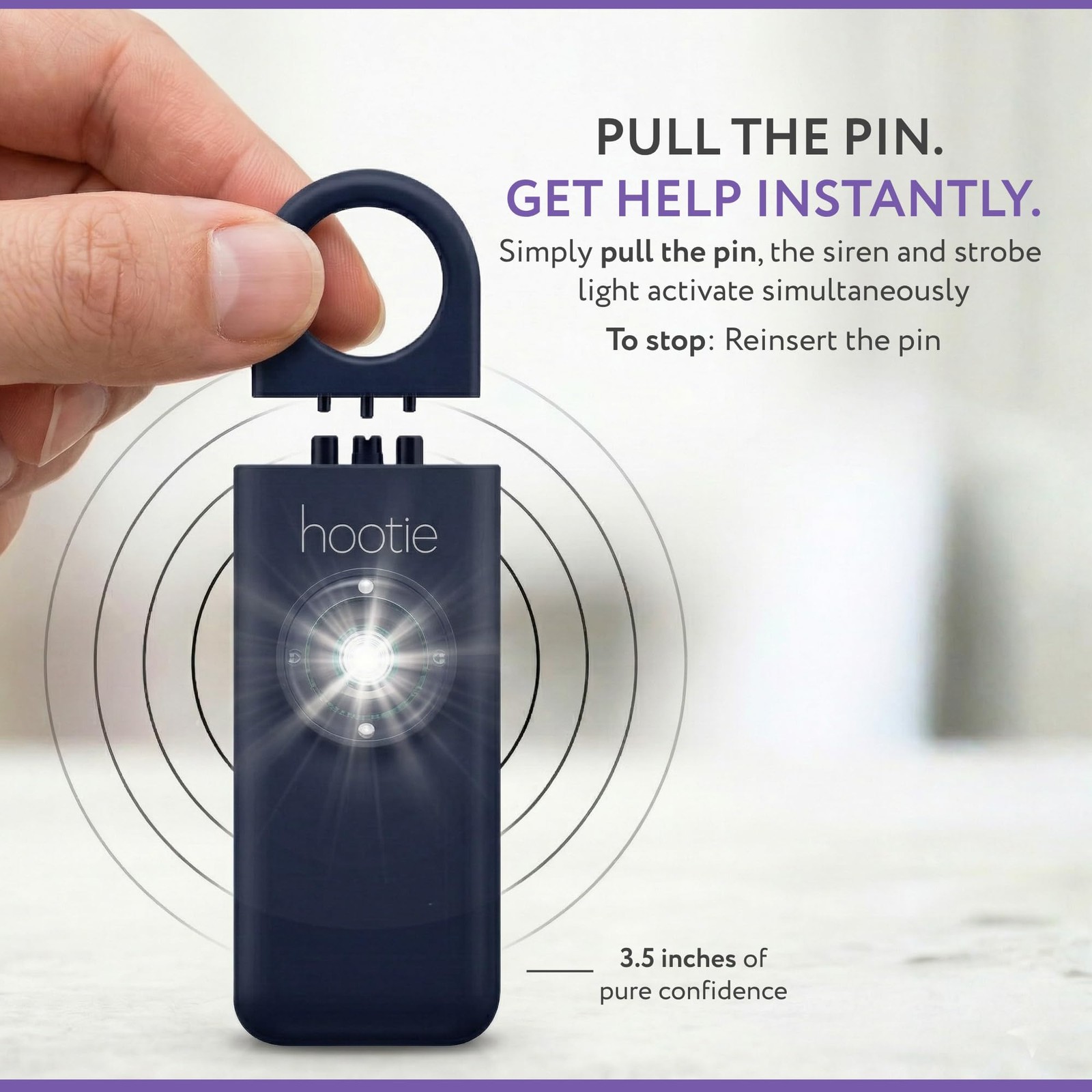 Personal Safety Alarm Keychain, 130dB Personal Alarm for Women Men and Kids, …