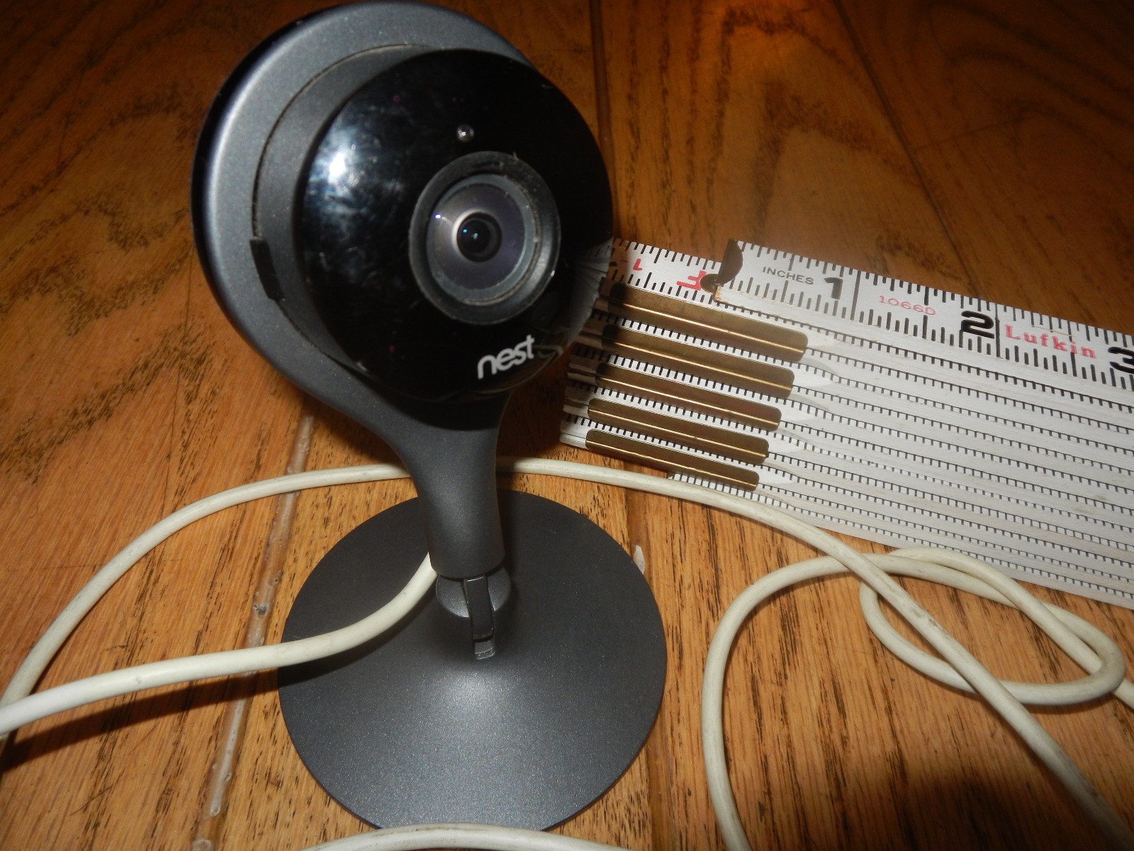 Google Nest Cam Indoor Security Camera A0005 1st Gen Tested w/ Power Adapter