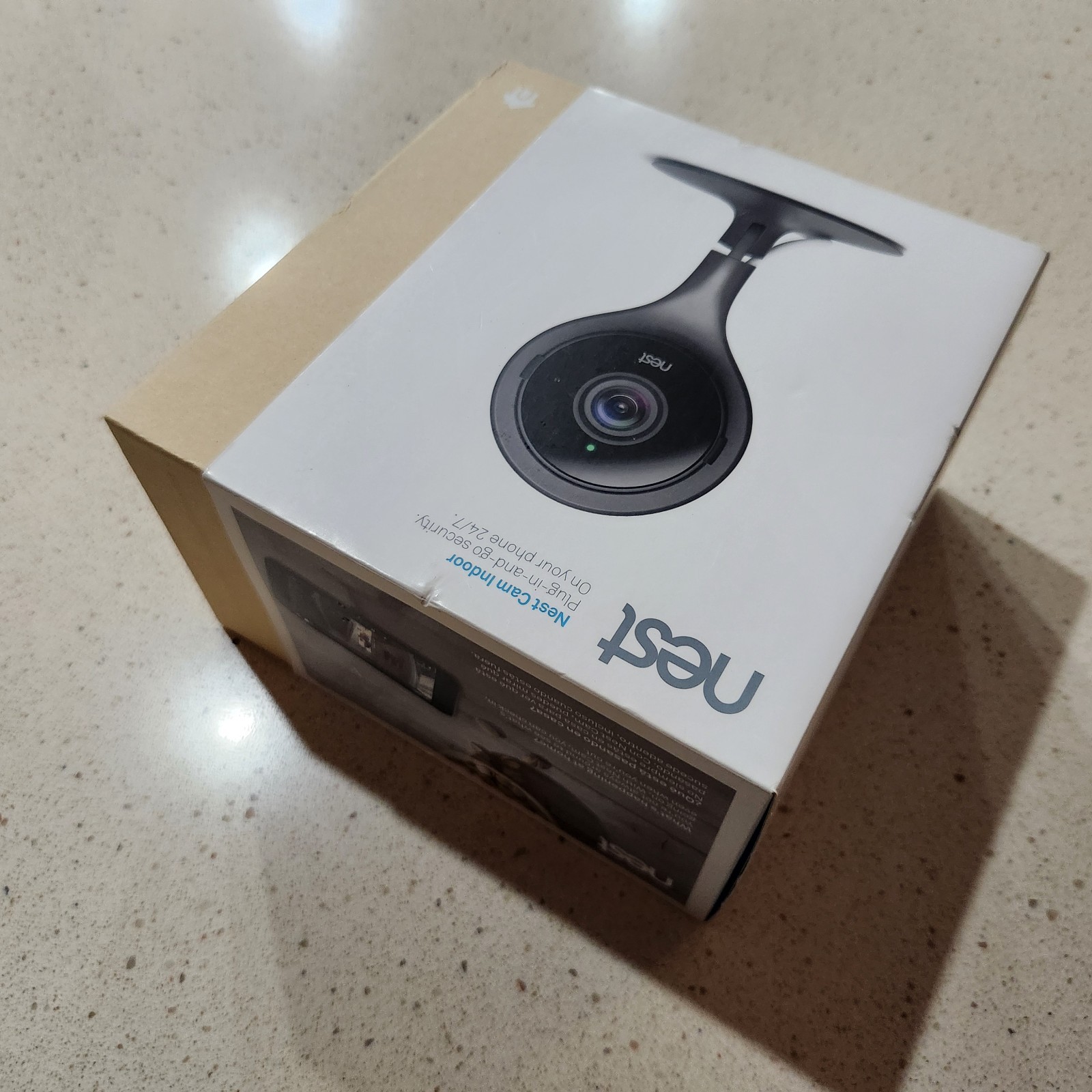 Google Nest NC1102ES Cam Indoor Security Camera 1st Gen – Black