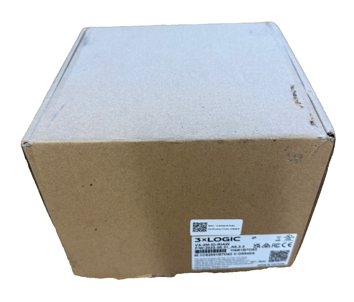 3XLOGIC VX-2M-ID-RIAW Camera- Indoor Dome Camera Built in IR