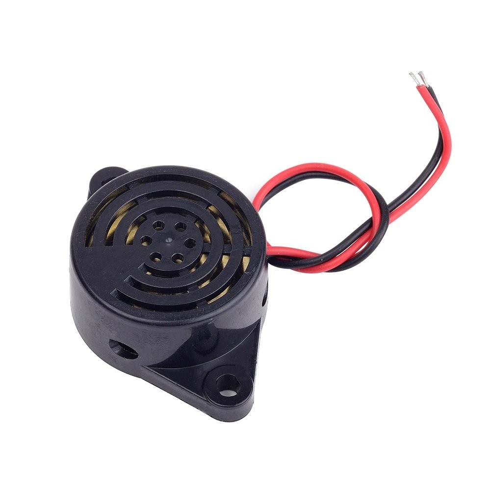 5Pcs SFM-27 DC 3-24V Electronic Buzzer Alarm Sounder Continuous Sound Black