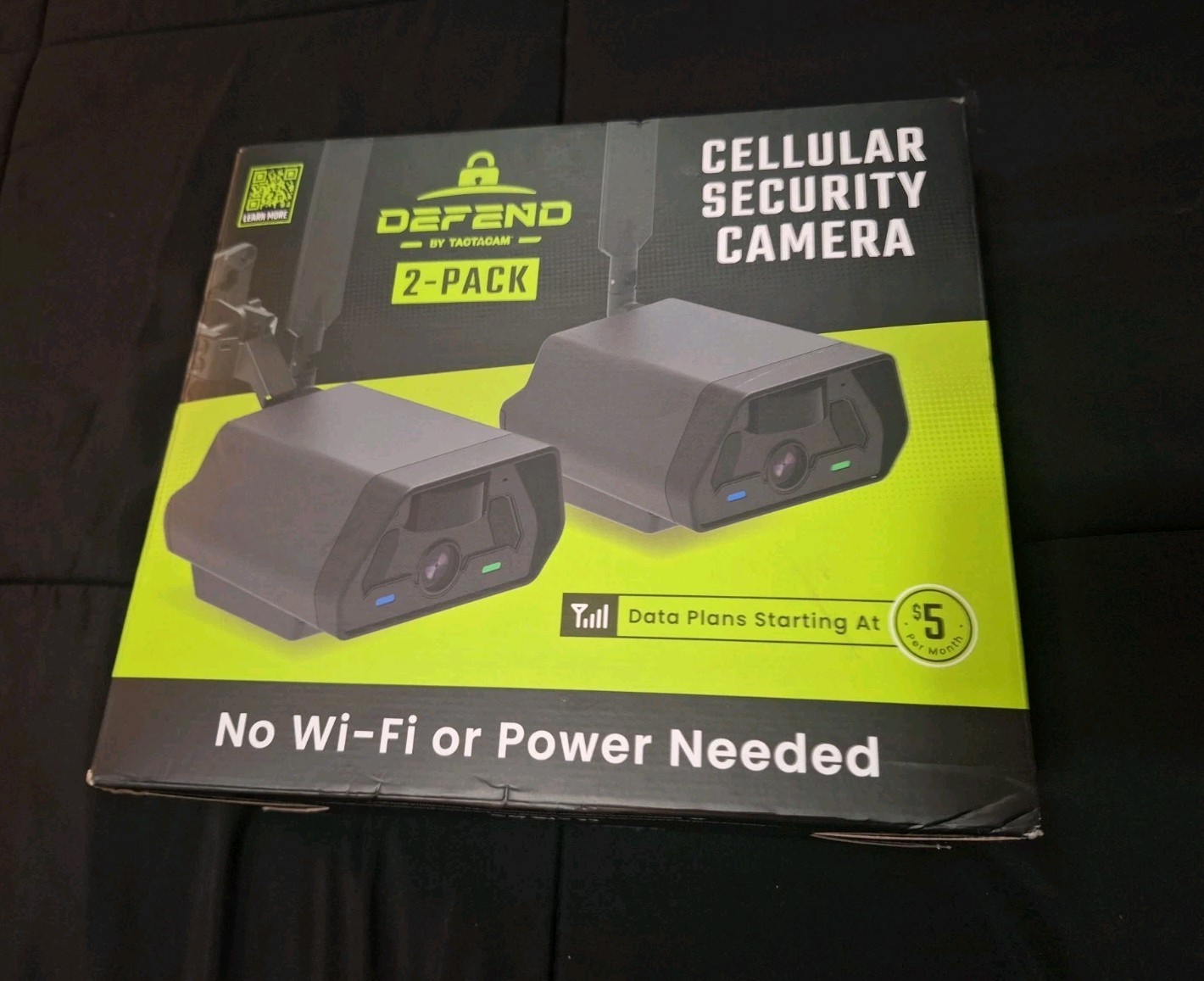 Tactacam Defend Battery Solar Cellular Security Camera 2 Pack Brand NEW In BOX