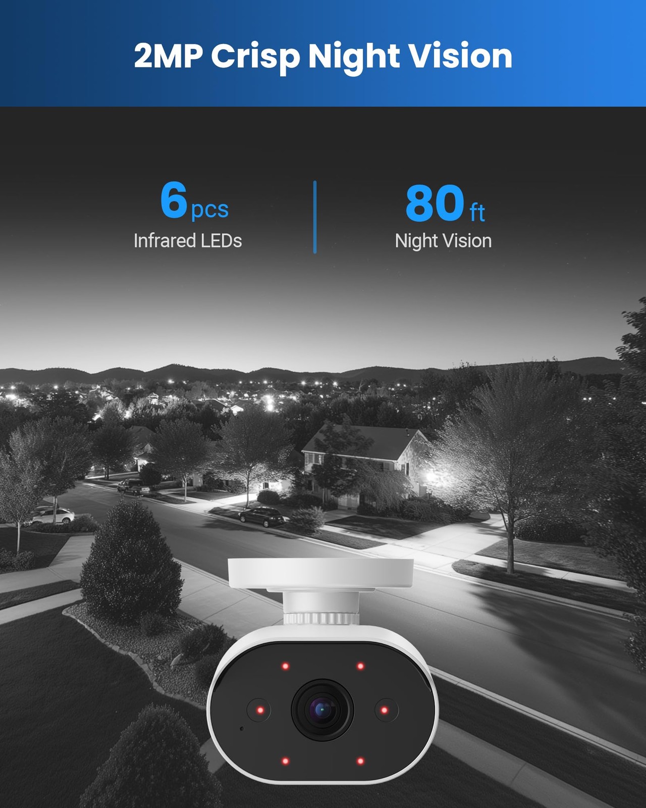 8CH 1080p Home Security Camera System with Audio, AI Person Vehicle Detection…