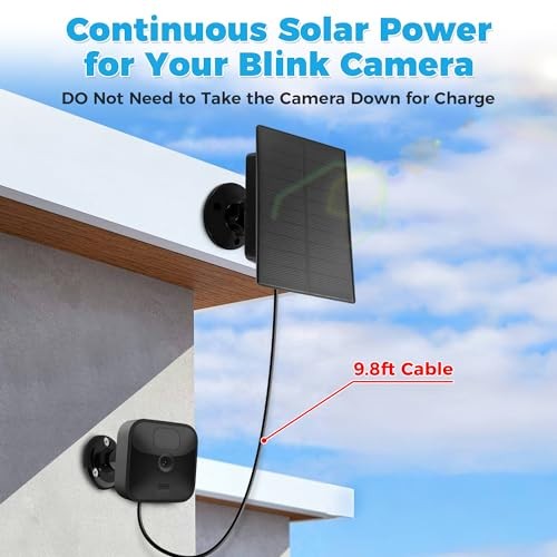 Loyala Solar Panel for Blink, Blink Outdoor Camera Solar Panel, Outdoor