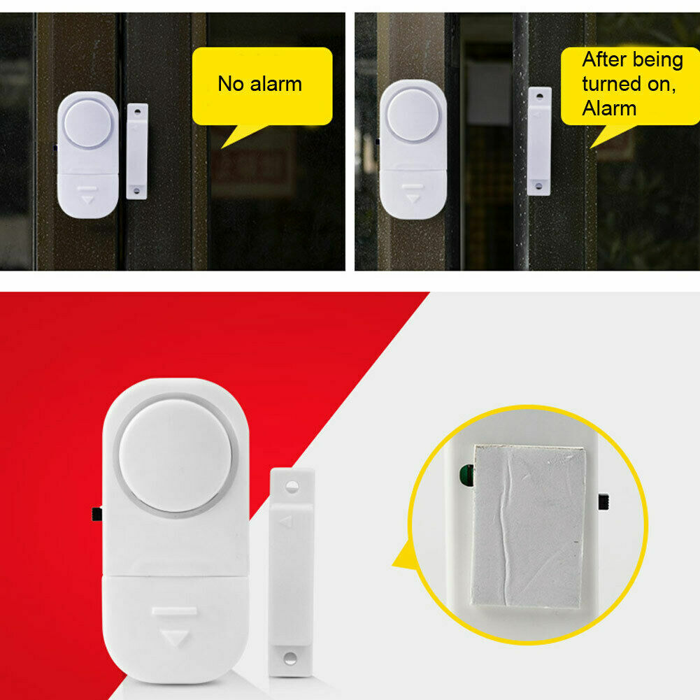 10PCS Wireless Home Window Door Burglar Security Alarm System Magnetic Sensor