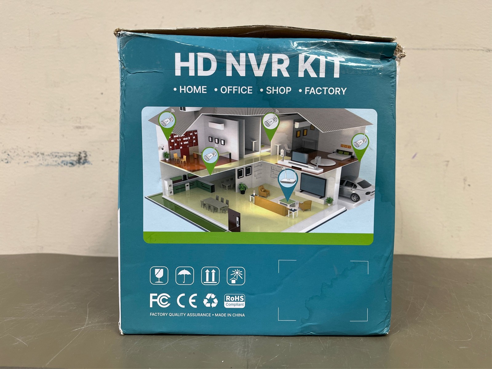 【H.265+Mini DVR】 SOVMIKU Home Security Camera Outdoor Indoor,8CH Wireless System