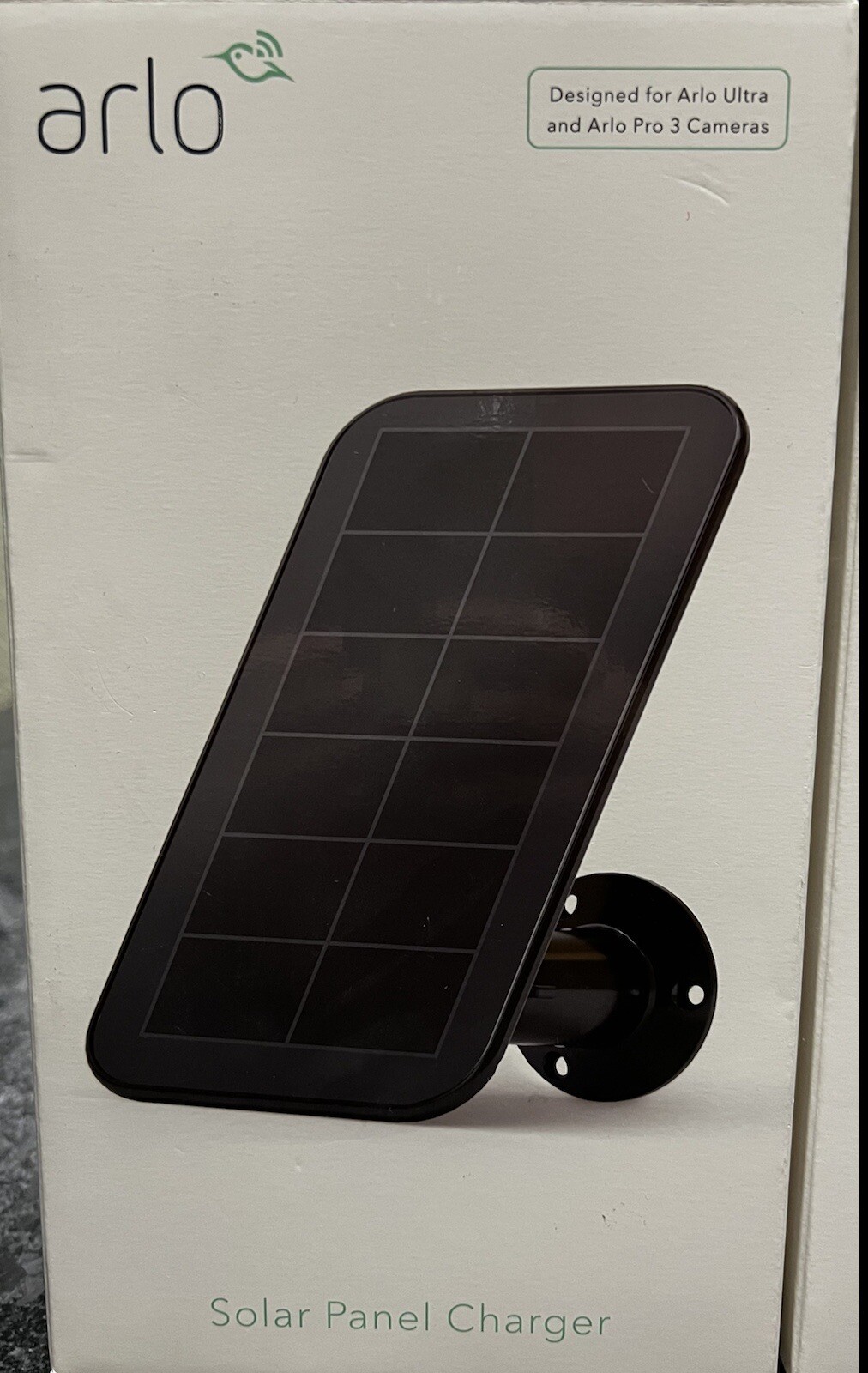 2 Arlo ultra 4k uhd wire-free security camera, 2 Solar Panels, 1 Wired Doorbell