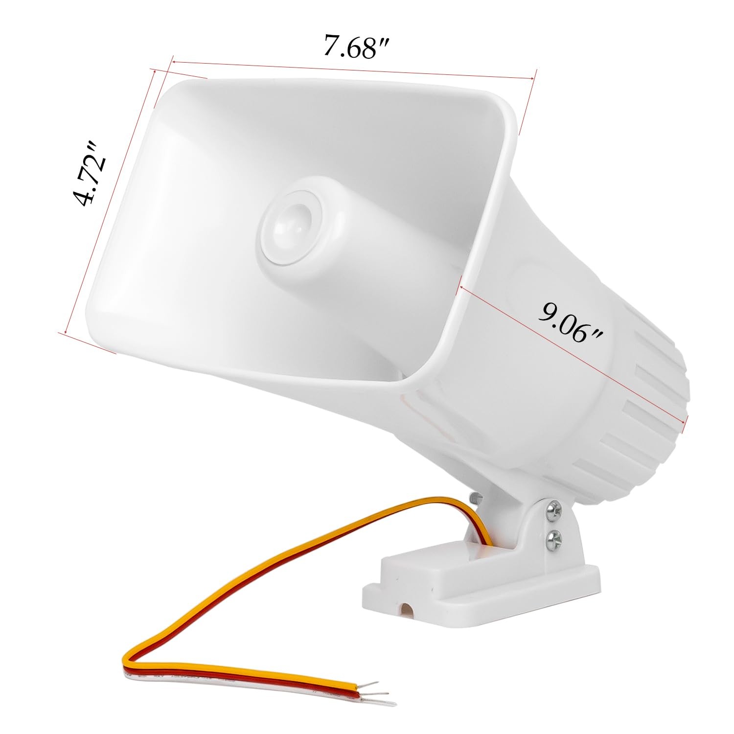 Outdoor Siren Speaker With 150 High Decibels, Security Horn, 12v Alarm System…