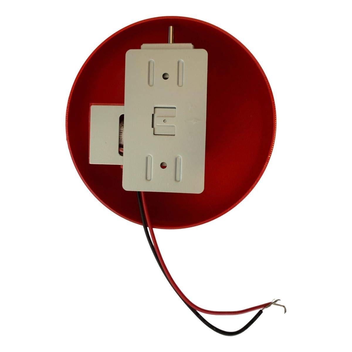 Safeguard Supply Fire Alarm Bell – 6 Inches Ringing – 12 Volt DC 6″, Red