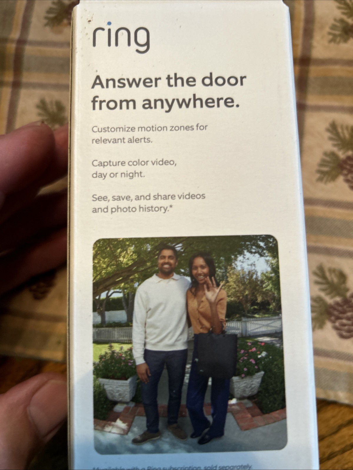 Ring Battery Doorbell Security Camera And Plug In Chime/Factory Sealed/ New ?