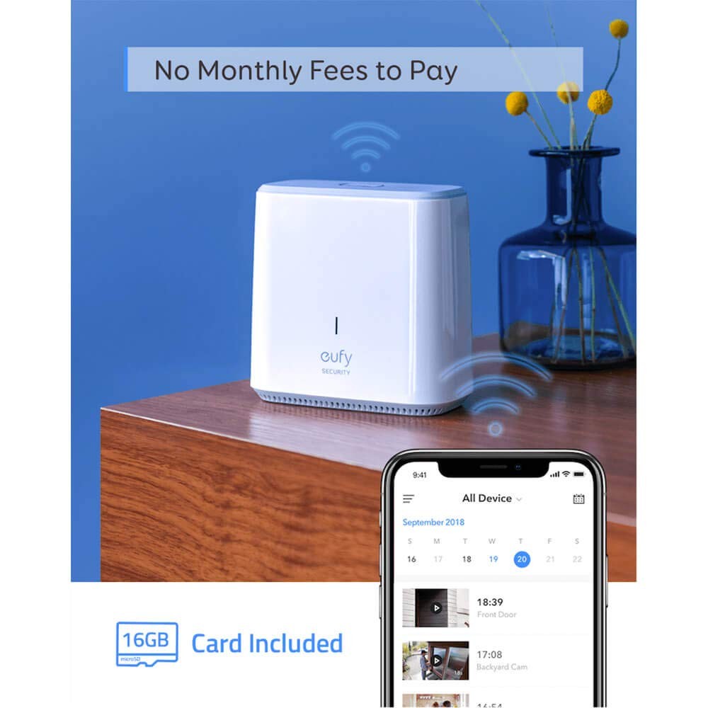 Eufy T88101 eufyCam E 3-Cam Kit + Homebase