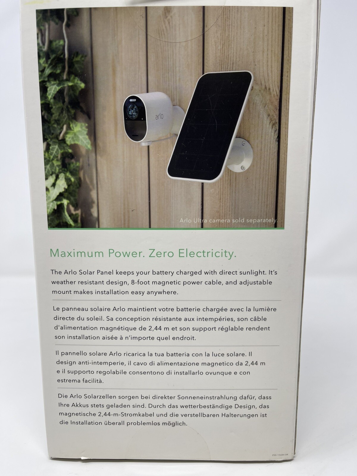 Arlo Solar Panel Charger VMA5600-10000S For Arlo Ultra & Arlo Pro 3 Cameras