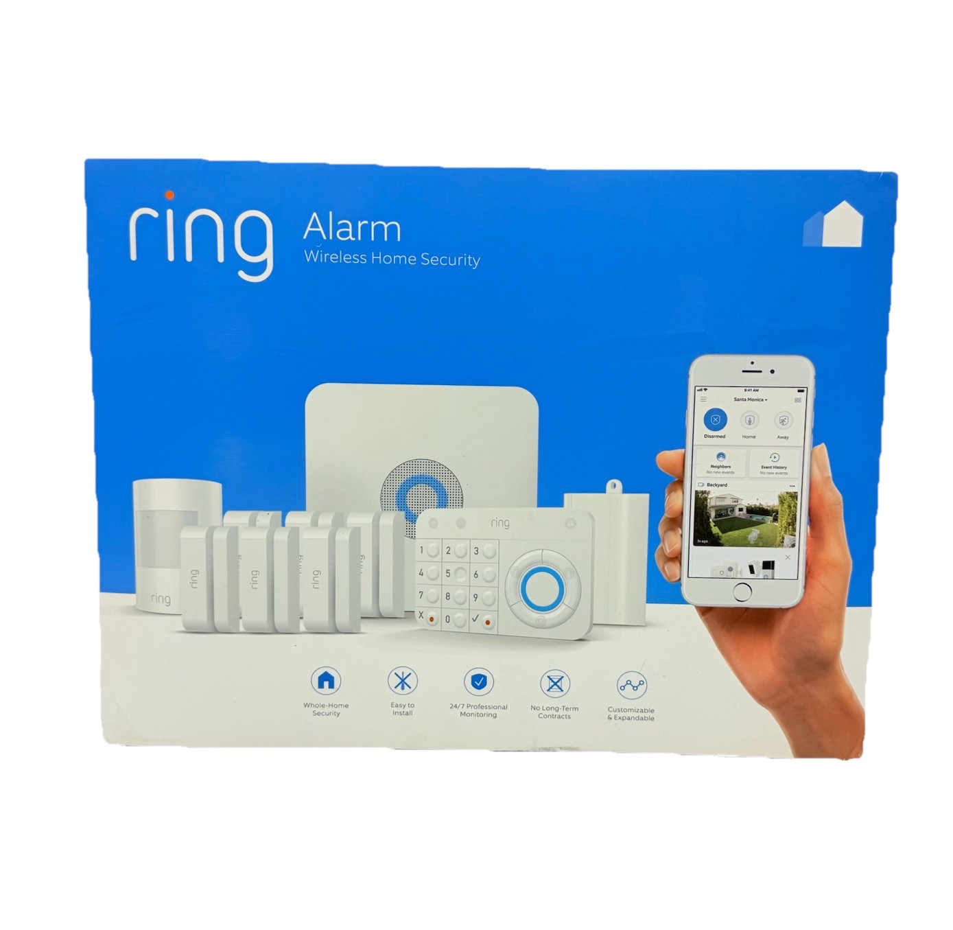 Ring Alarm Wireless Security Kit Home System – 10 Pieces Smart Home Ready NEWOB
