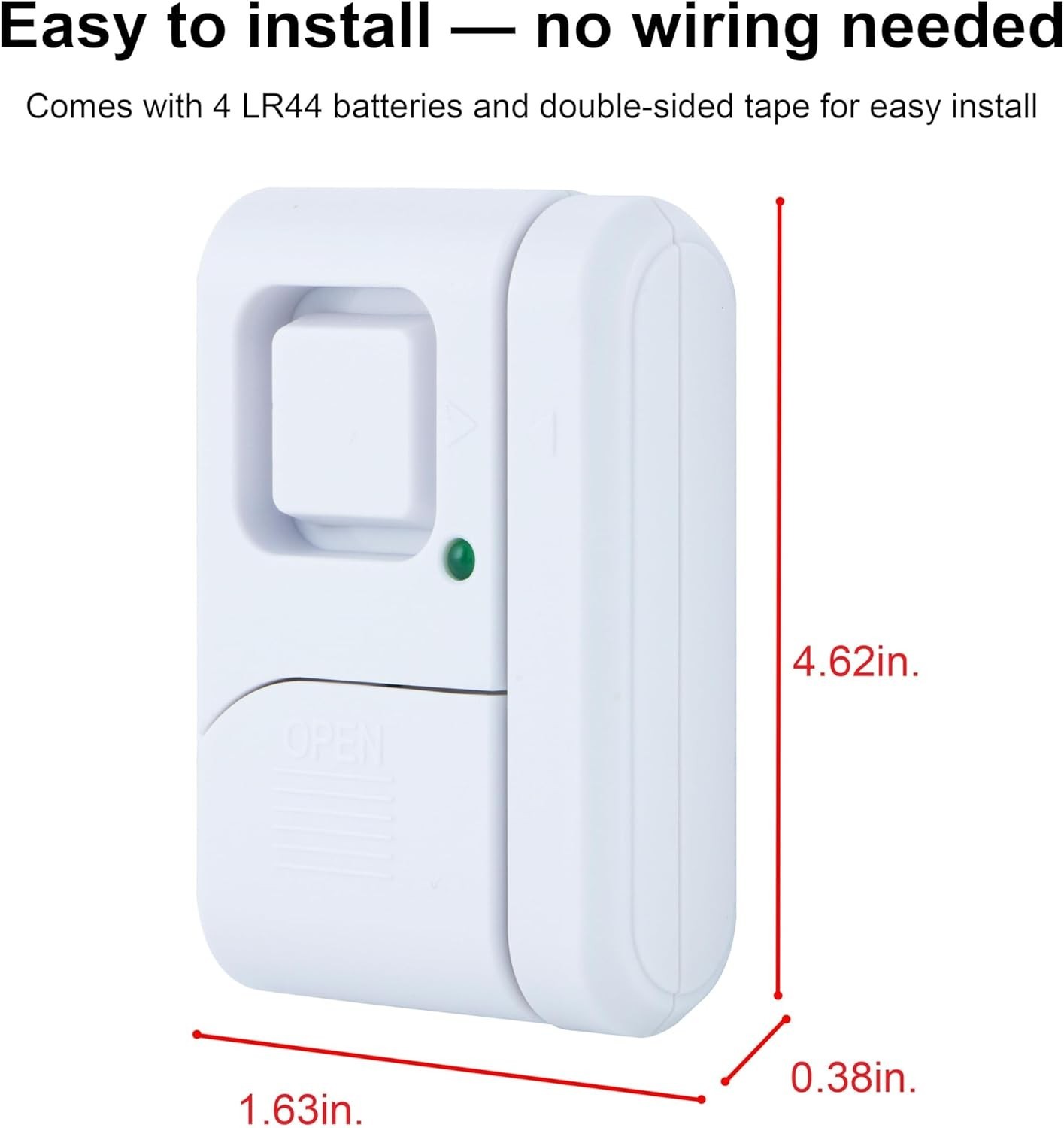 Battery-Powered 120 dB Personal Security Alarms – 4 Pack DIY Protection