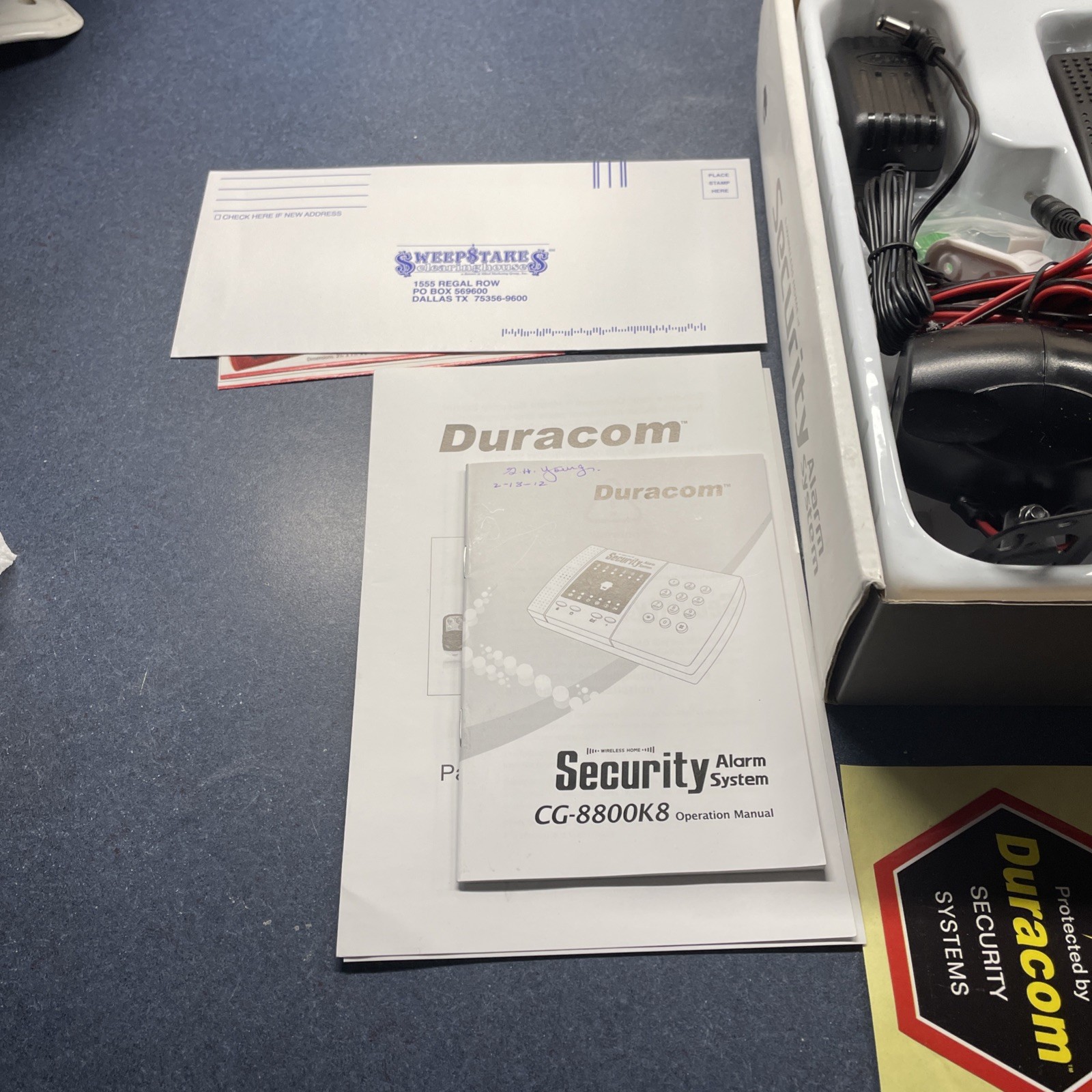 NOS Duracom CG-8800K8 Home Security Alarm System New In The Box Nice!