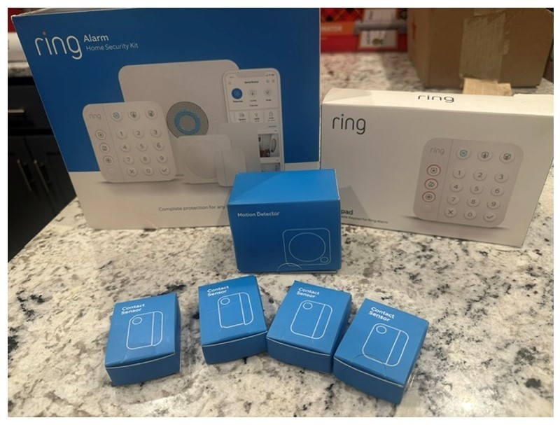 Ring Alarm Pro (2nd Generation) 14 Piece Kit Home Security System – White