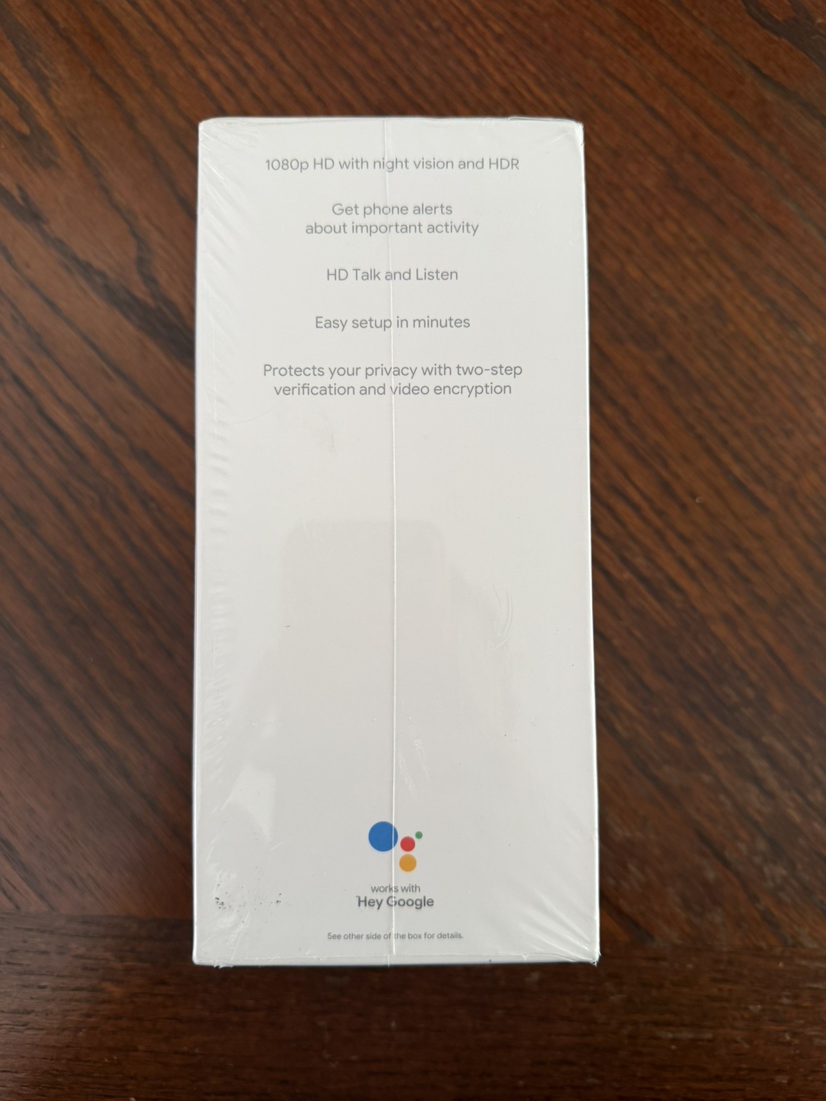 Google Nest Cam 2nd Gen Indoor Wired Security Camera Snow (Sealed Box)