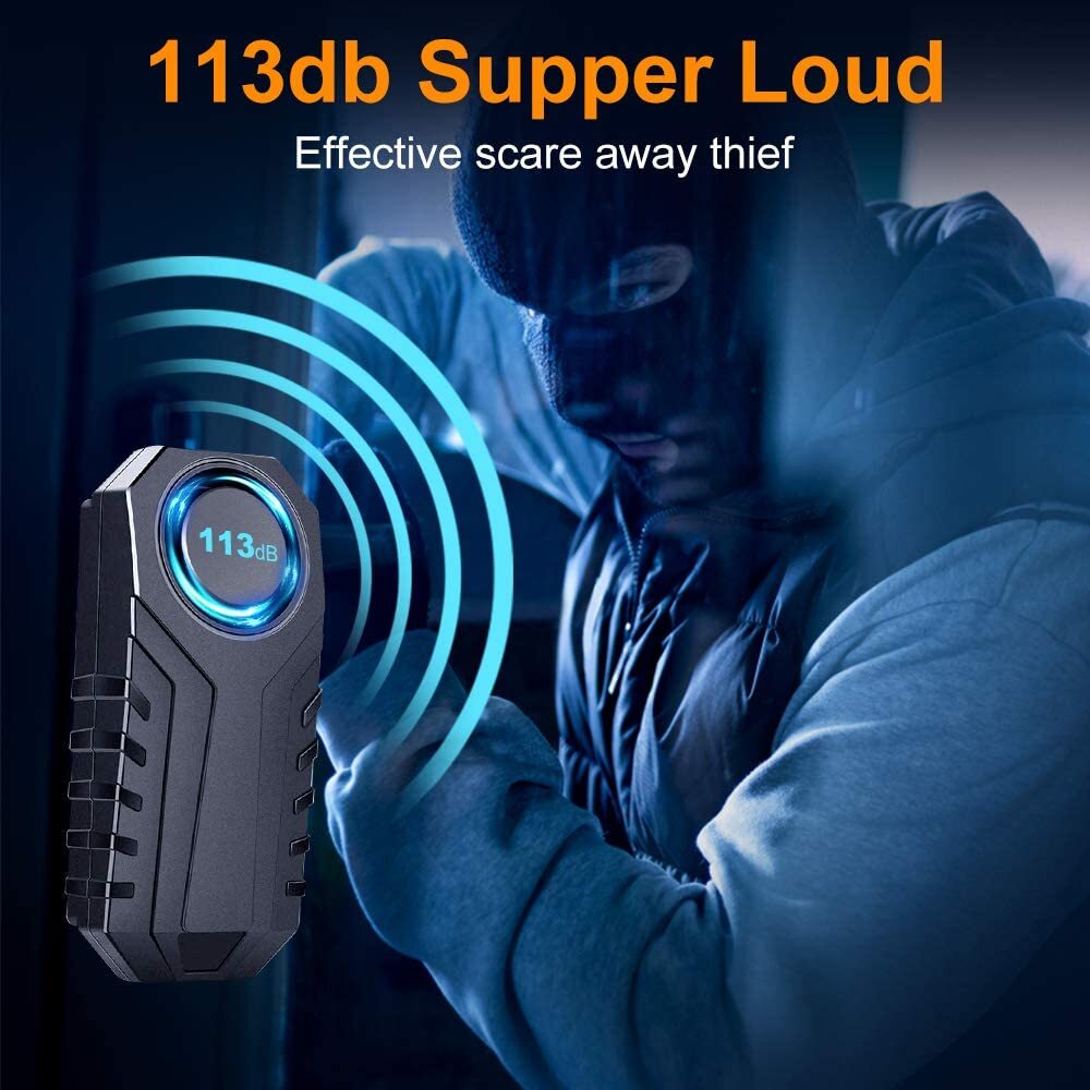 Security Wireless Alarm kit Bike Alarm Driveway Detector Window Door Burglar NEW