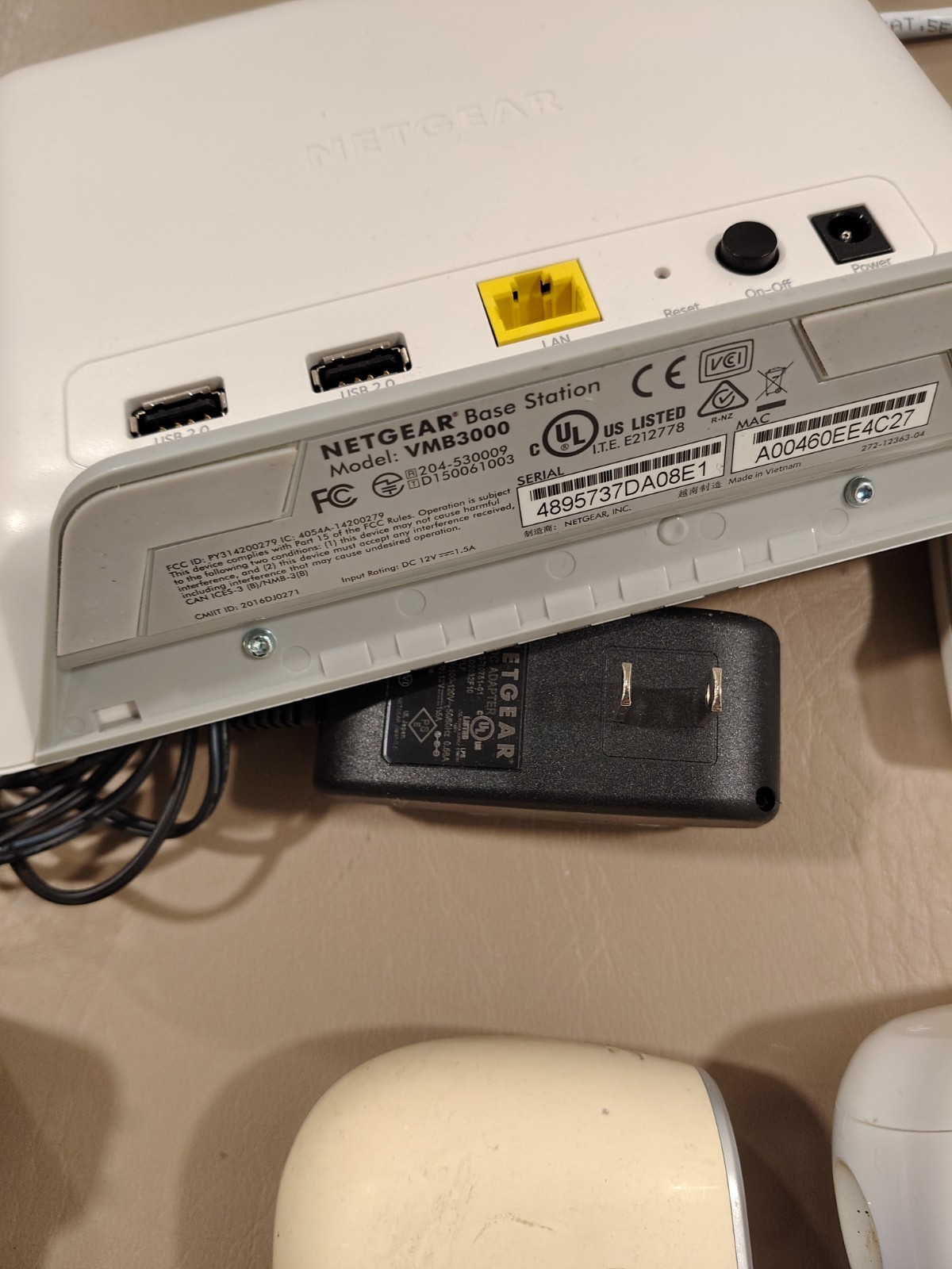 Lot of UNTESTED Netgear Arlo Cameras Charger Base Station Add Ons