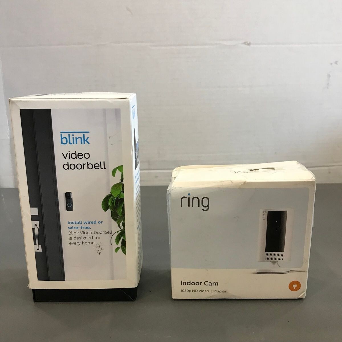 Ring Indoor Cam & Blink Video Doorbell