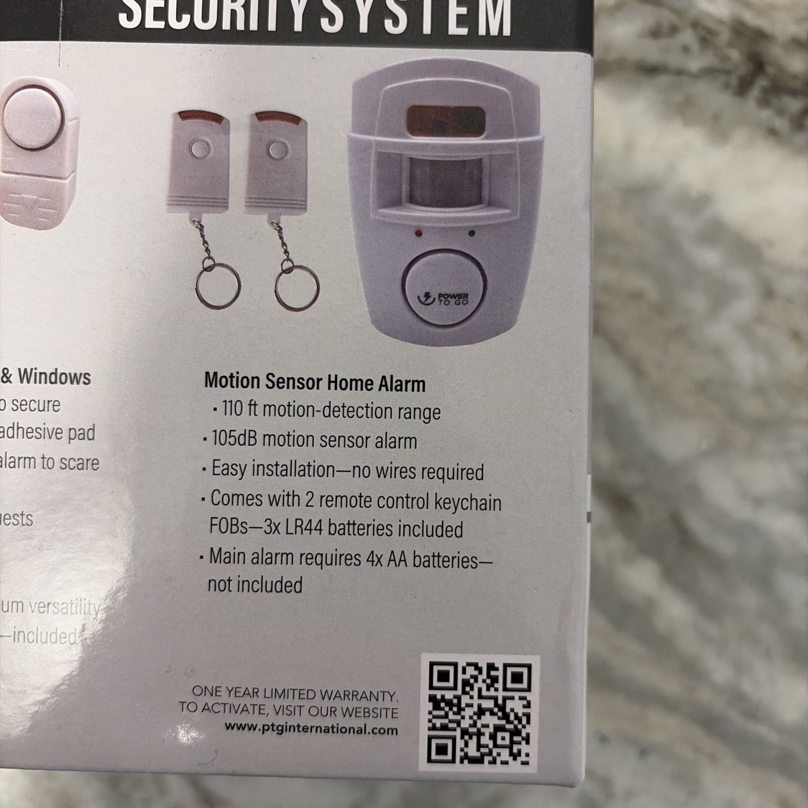 Brand New Power To Go 15 Piece Whole Home Security System